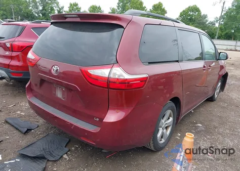 2015 Toyota Sienna Le 8 Passenger from USA, damaged, VIN 5TDKK3DC2FS571486